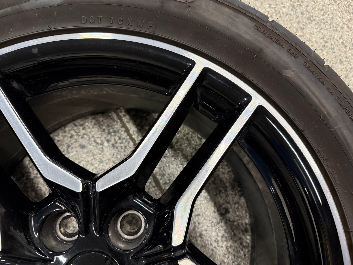 2018-2023 Ford Mustang GT 5.0 18x8" Wheel Rim Nitto NT555 255/45/18