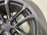 2012-2015 Chevrolet Camaro ZL1 20x11" Black Wheel Rim Tire Firestone 305/35/20