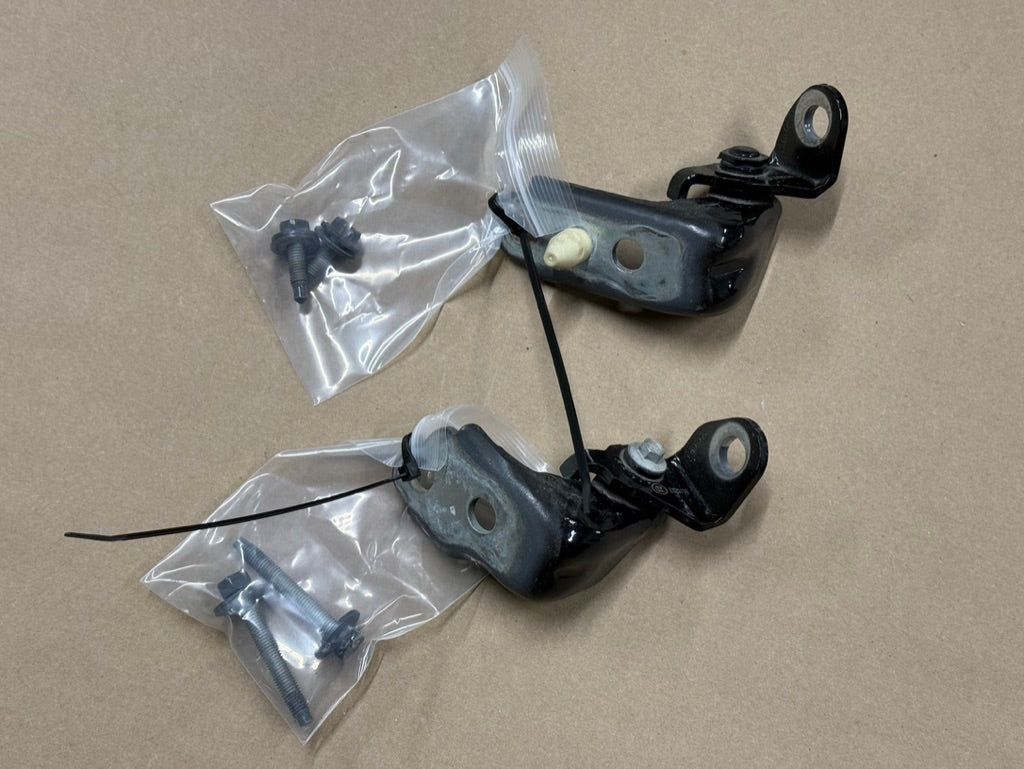 2024-2026 Ford Mustang Door Hinges RH Passenger Upper Lower "Black"