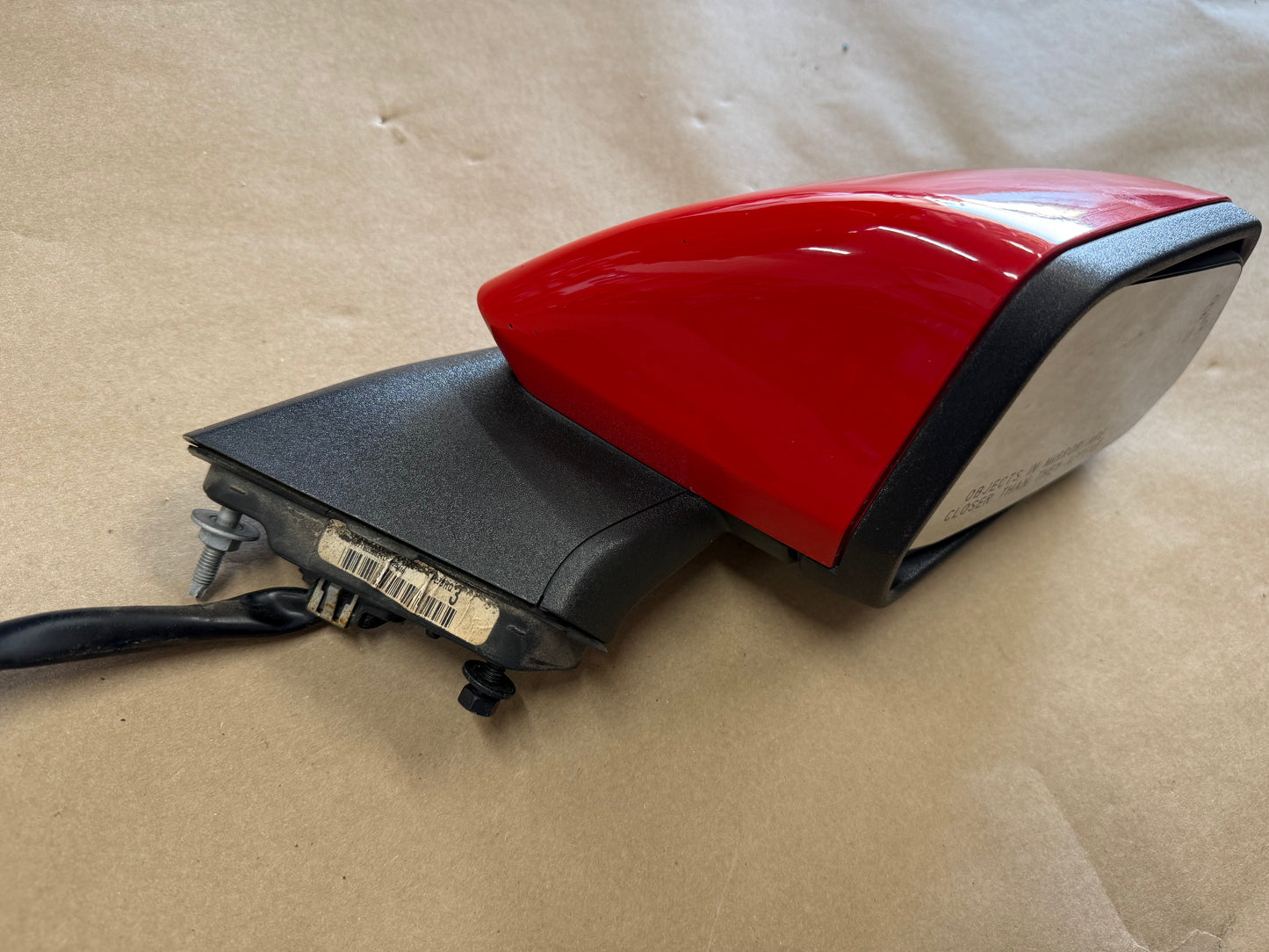 2015-2020 Ford Mustang GT RH Passenger Side Mirror "Race Red"