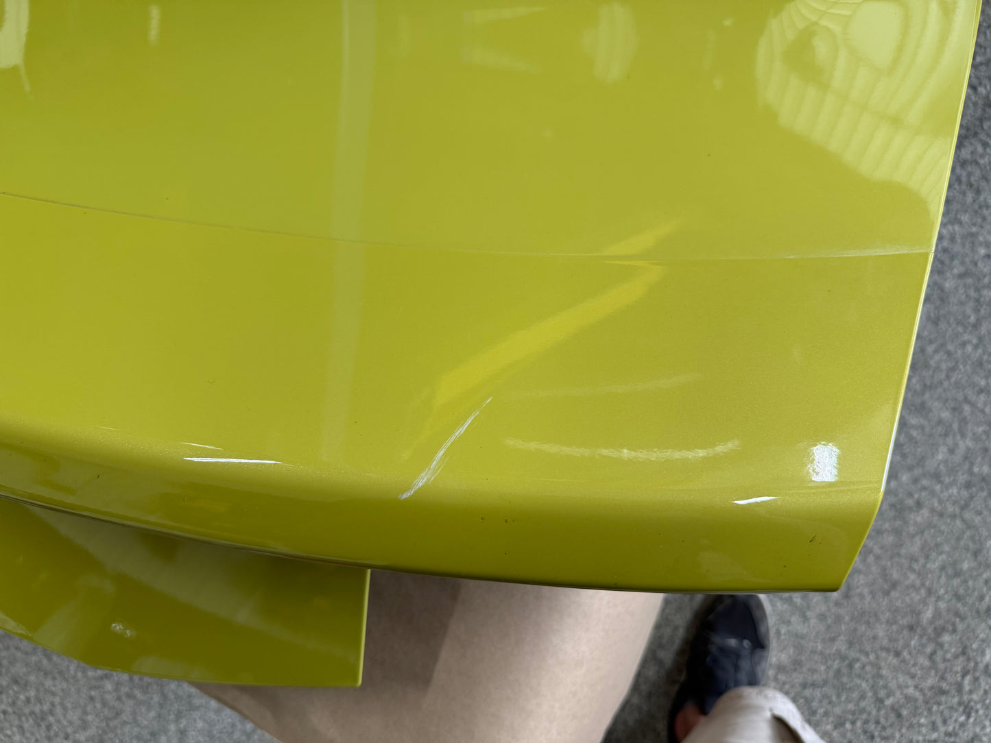 2024-2026 Ford Mustang GT Coupe Trunk Lid "B7" "Intense Lime Yellow Metallic"
