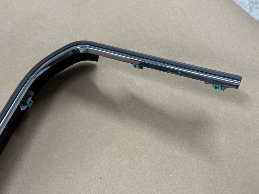 2023-2025 Ford F-250 Center Dash Radio Trim Surround Charcoal Metallic/Chrome