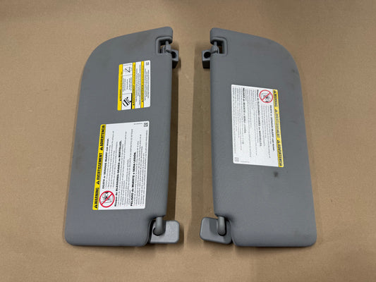 2023-2025 Ford F-250 Super Duty Sun Visors Pair "Grey"