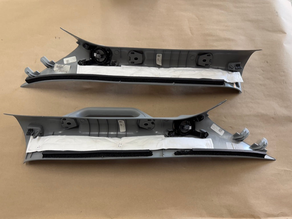 2023-2026 FORD F-250 A-PILLAR TRIM TWEETER SPEAKERS GRAB HANDLES "GREY"