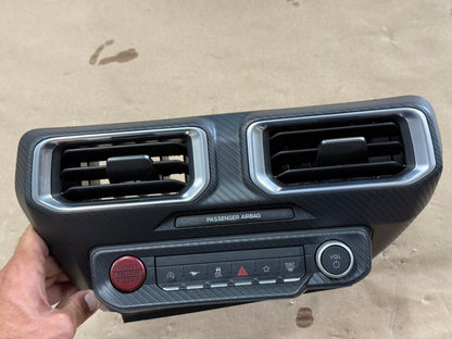 2024-2026 Ford Mustang S650 Center Dash Trim Air Vents Push Start Bezel Panel
