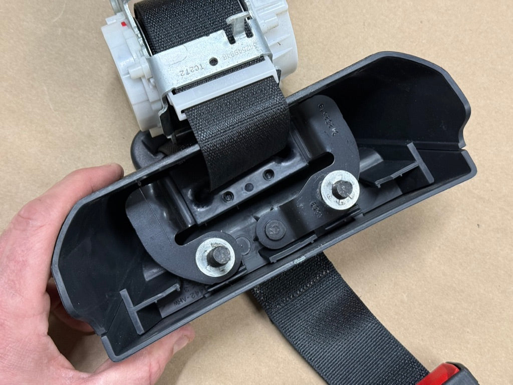 2023-2025 Ford F-250 F-350 Black Rear Center Seat Belt