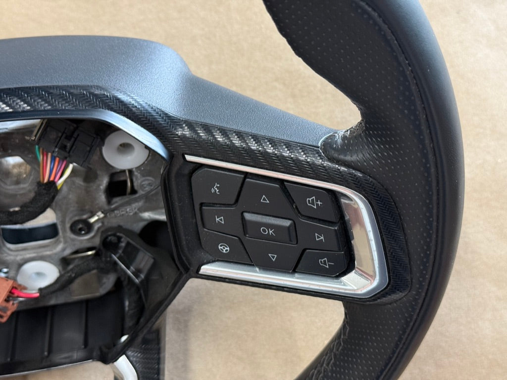 2024-2026 Ford Mustang GT Leather Steering Wheel "Manual"