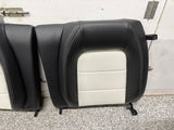 2018-2023 Ford Mustang GT Black/White Leather Front Rear Power Seats Heat/Cooled