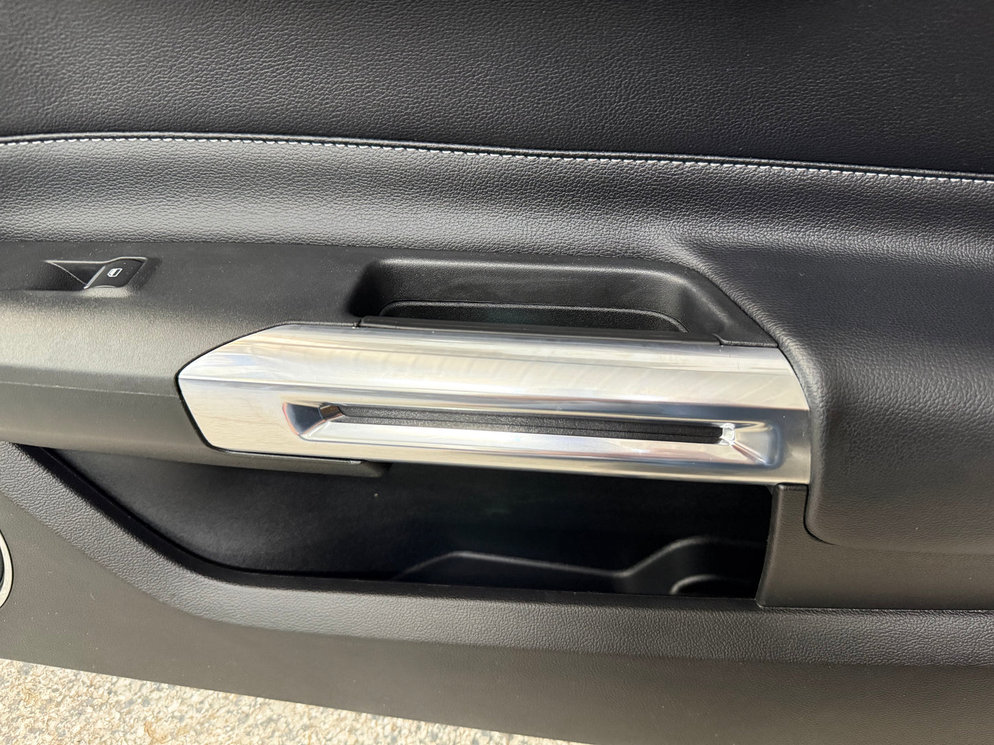 2018-2023 Mustang GT V6 EcoBoost LH RH Premium Leather Insert Door Panels Pair