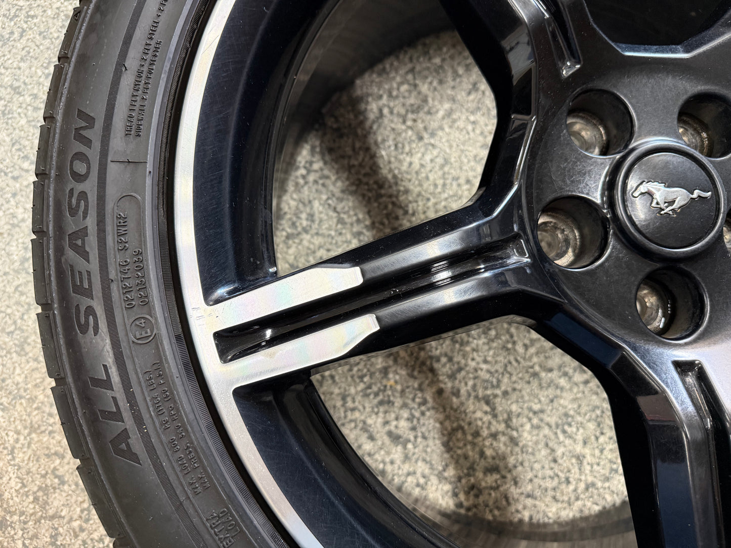 2015-2023 Ford Mustang California Special 19x8.5" Wheel Rim 255/40/19 Fortune