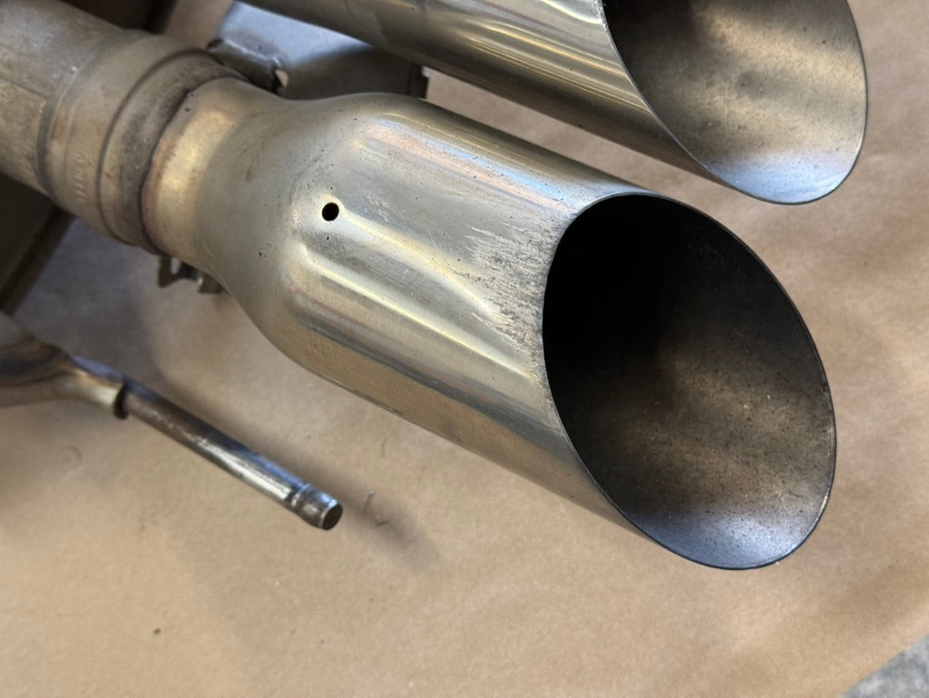2018-2023 Ford Mustang GT LH Driver Side Active Exhaust Muffler Quad Tip