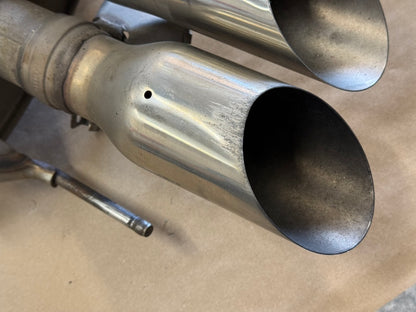 2018-2023 Ford Mustang GT LH Driver Side Active Exhaust Muffler Quad Tip