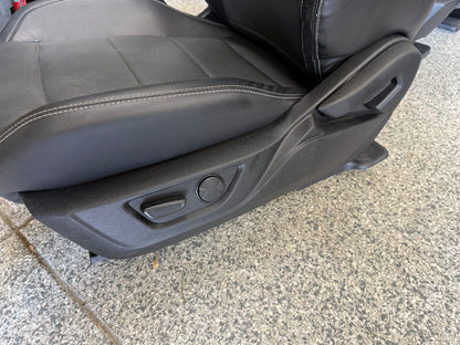 2018-2023 Ford Mustang GT Black Leather Coupe Front & Rear Seats