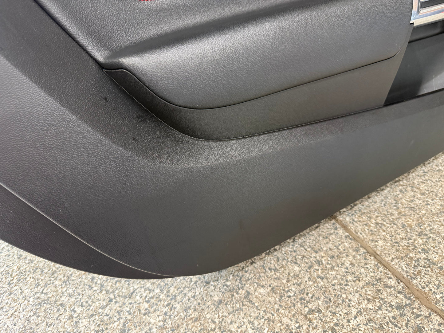 2018-2023 Ford Mustang LH RH California Special Door Panels Pair Red Stitch