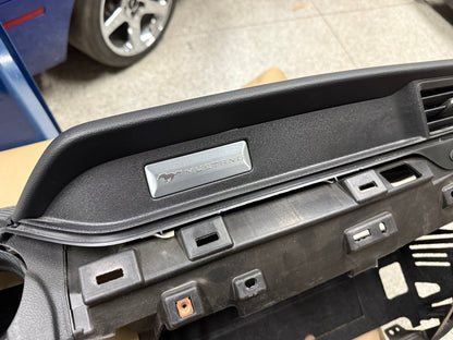2018-2023 Ford Mustang GT 5.0 Leather Dash Pad Frame "Grey Stitching"