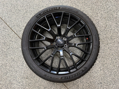 2015-2023 Ford Mustang GT 20x8.5" Wheel Rim PP1 265/35/20 Michelin AM Replica