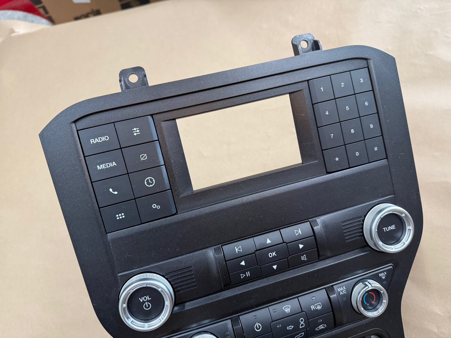 2018-2023 Ford Mustang GT Face Plate Radio Trim Piece