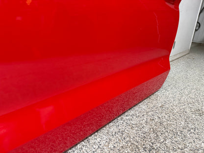 2015-2023 Ford Mustang GT GT500 LH Driver Side Door Complete w/Glass "Race Red"