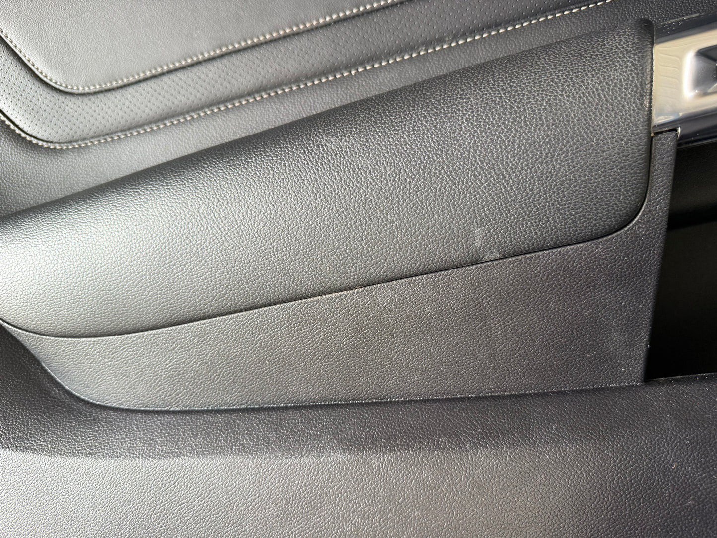 2018-2023 Mustang GT V6 EcoBoost LH RH Premium Leather Insert Door Panels Pair