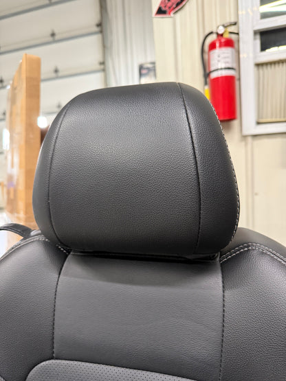 2015-2017 Ford Mustang GT Leather Front Rear Seats Black Heated/Cooled
