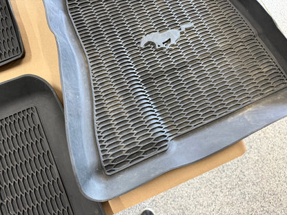 2015-2023 Ford Mustang Rubber Front & Rear Floor Mats