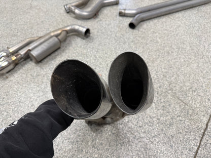 2018-2023 Ford Mustang GT 5.0L MBRP 3" Cat Back 4" Tips, Race Version (Damaged)