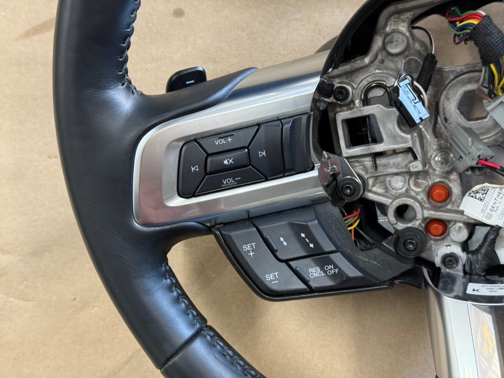 2018-2023 Mustang Leather Steering Wheel Automatic Paddle Shifters Heated