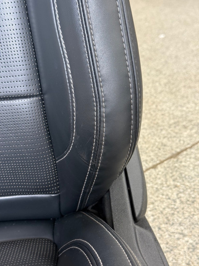 2024-2026 Ford Mustang GT Black Leather Coupe Front & Rear Seats