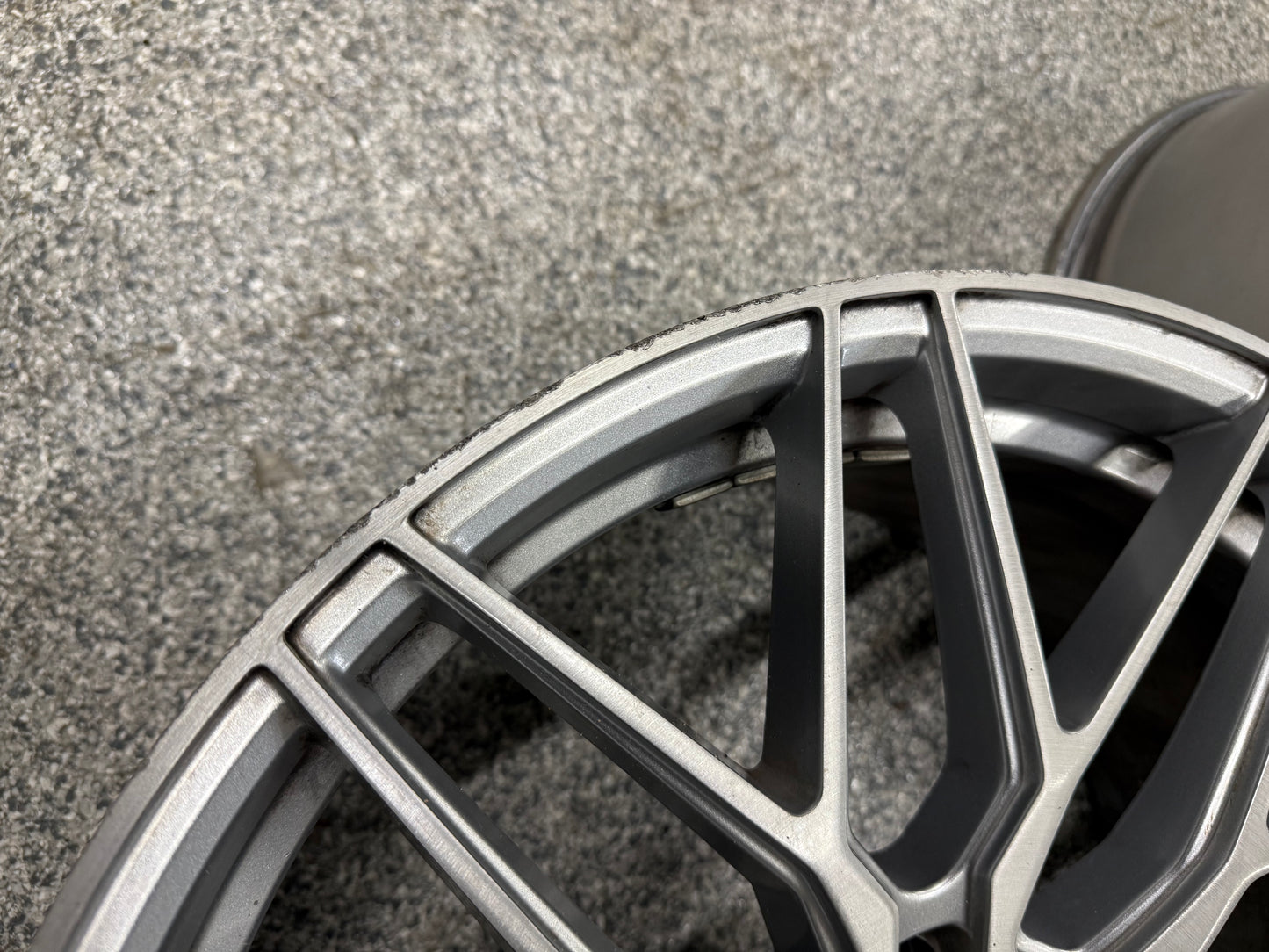 2015-2023 Ford Mustang F1R F103 Brushed Silver Wheels Set of 4 20x10"