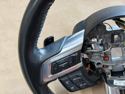 2018-2023 Ford Mustang Leather Steering Wheel Automatic Paddle Shifters