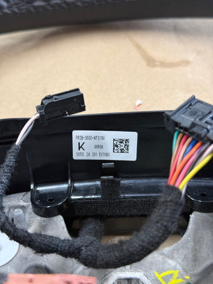2024-2026 Ford Mustang GT Leather Steering Wheel "Manual"
