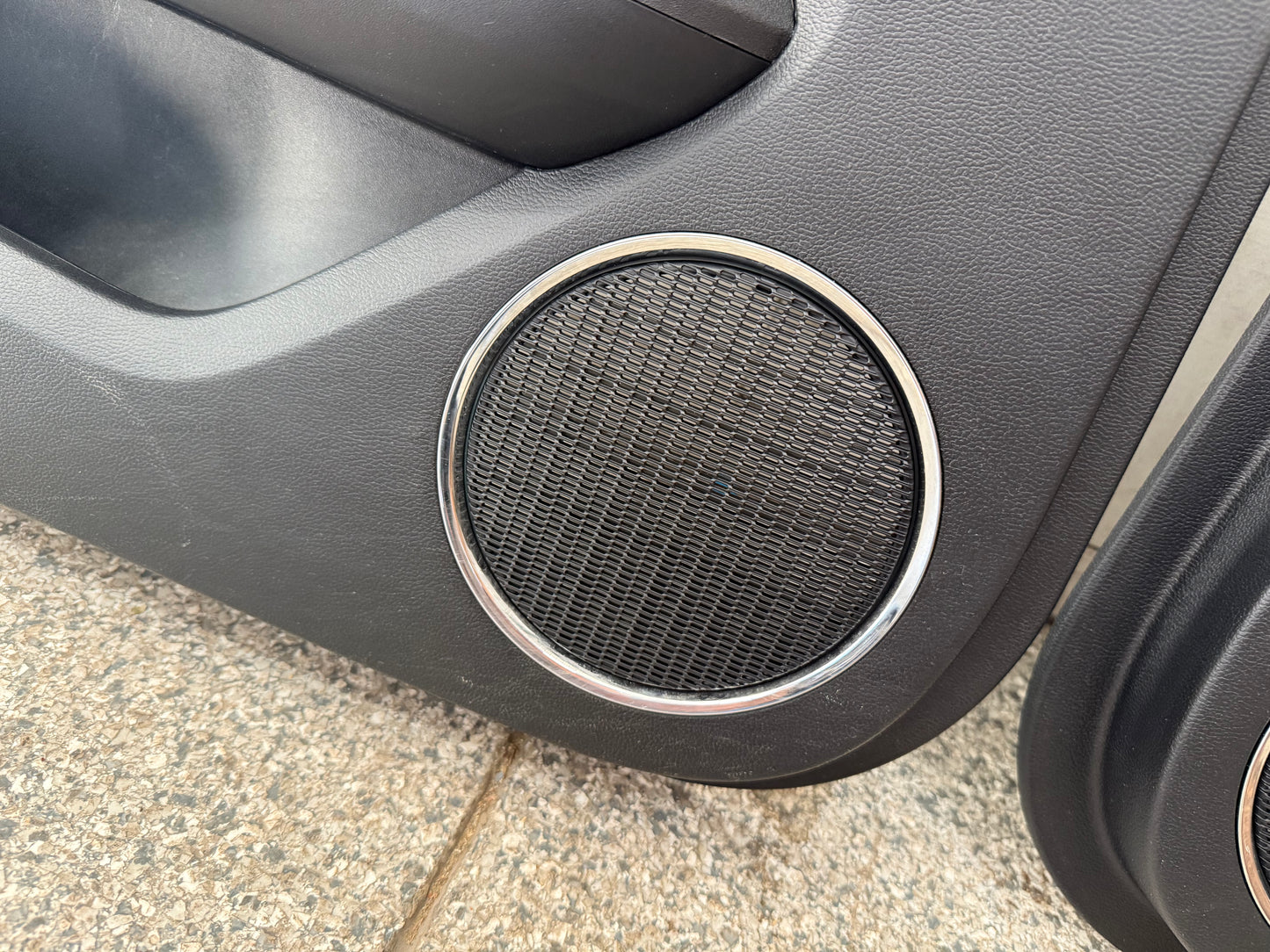 2015-2017 Ford Mustang GT V6 EcoBoost LH RH Leather Insert Door Panels Pair