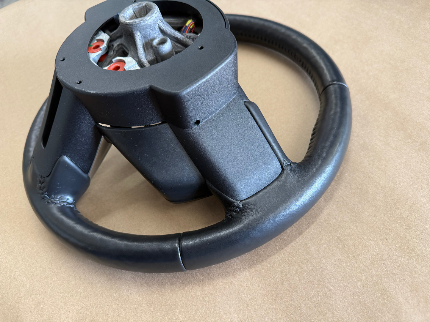 2018-2023 Ford Mustang Leather Steering Wheel "Manual" Heated 15k mi