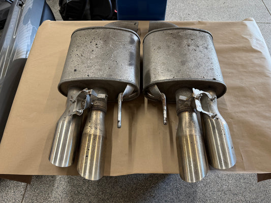 2018-2023 Ford Mustang GT Active Exhaust Quad Tip Mufflers
