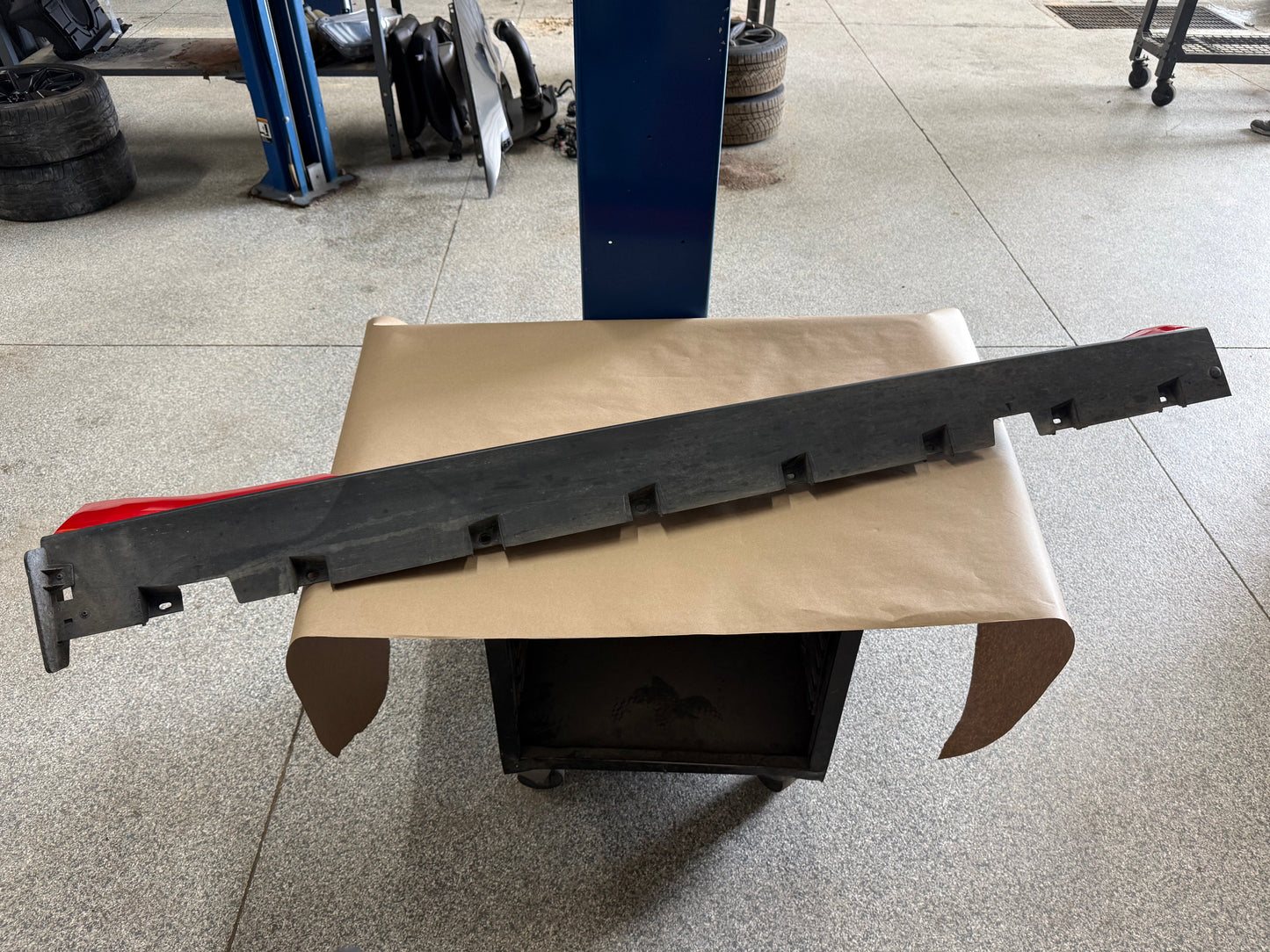 2015-2023 Ford Mustang GT V6 RH Passenger Side Skirt Molding "Race Red"