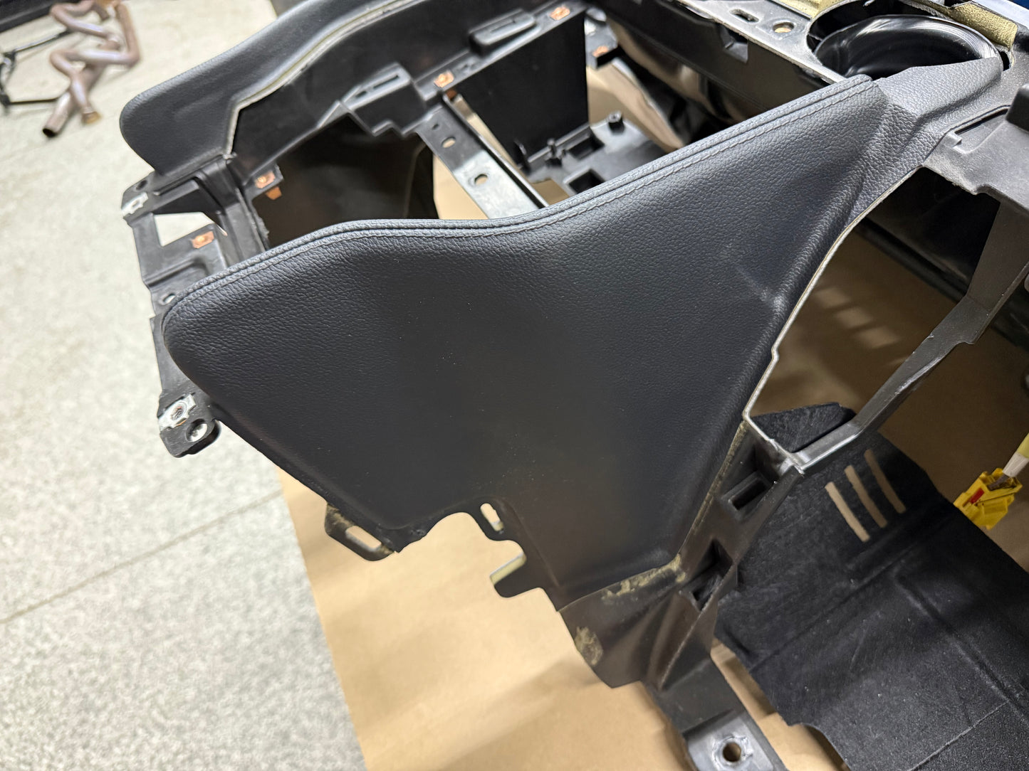 2018-2023 Ford Mustang GT 5.0 Leather Dash Pad Frame "Grey Stitching"