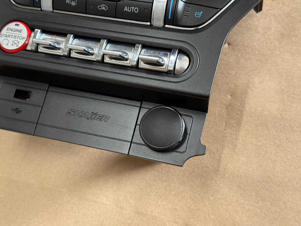 2015-2017 Ford Mustang GT Face Plate Premium Radio Trim Piece