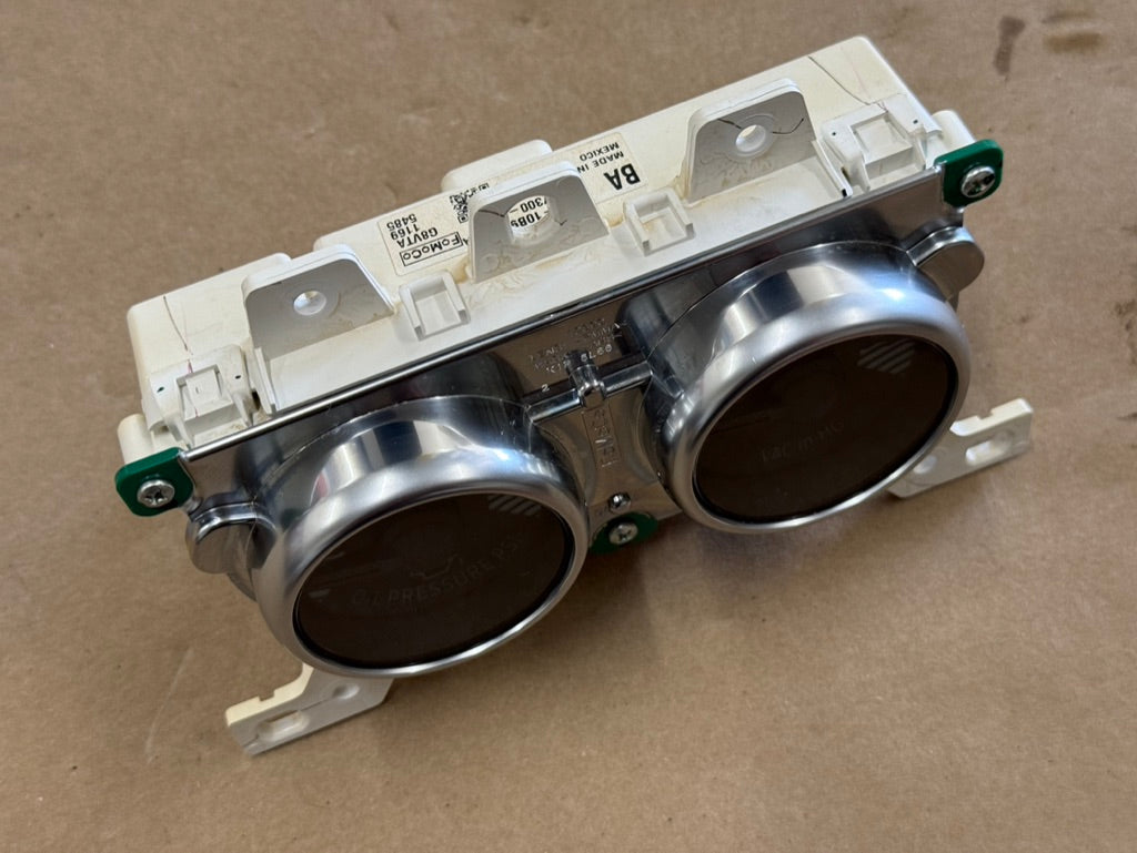 2018-2023 Ford Mustang GT 5.0 PP1 Aluminum Dash Trim Gauges Oil Pressure Vacuum