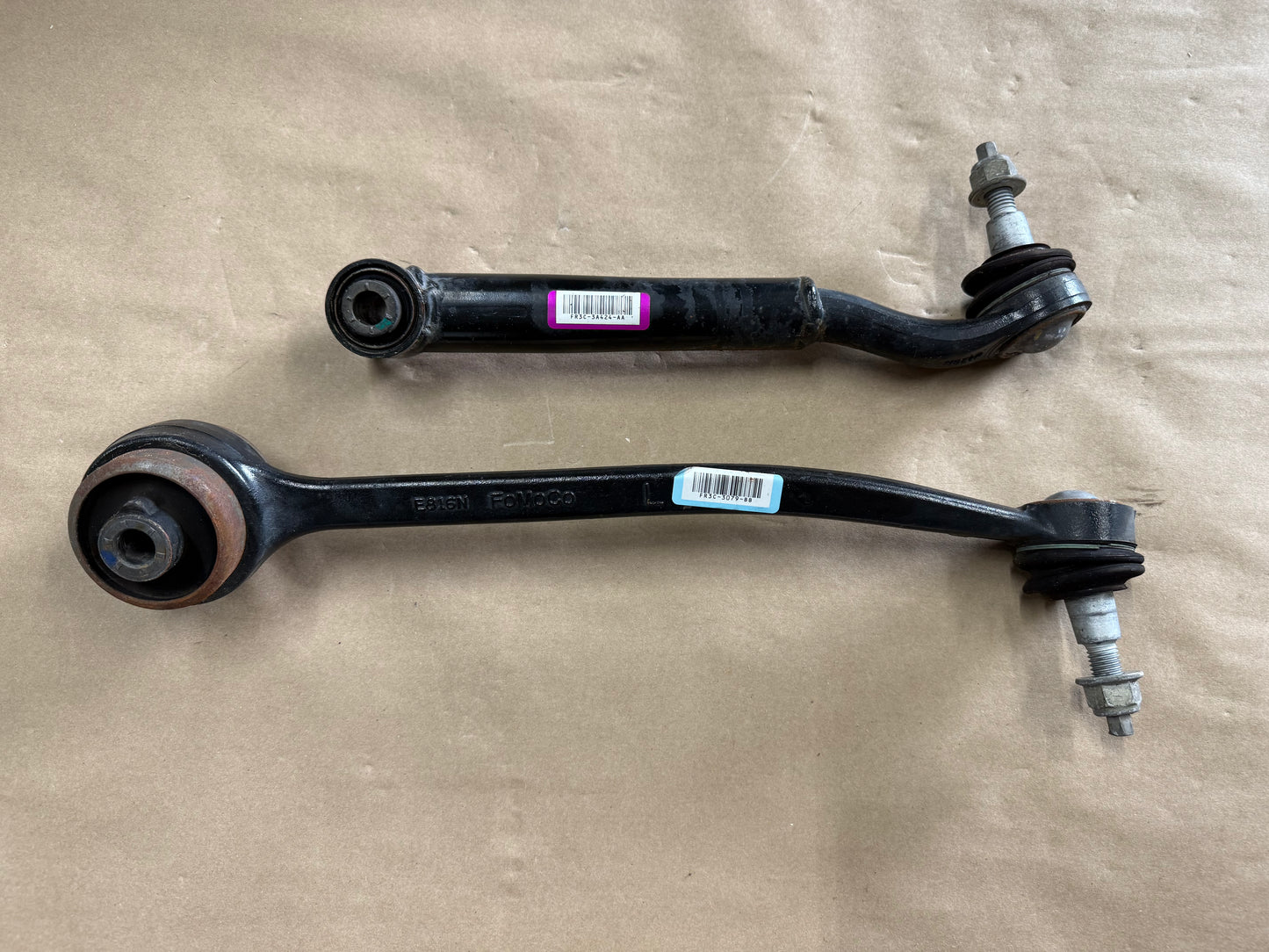 2015-2023 Ford Mustang GT LH Driver Side Front Control Arms Frontward Rearward