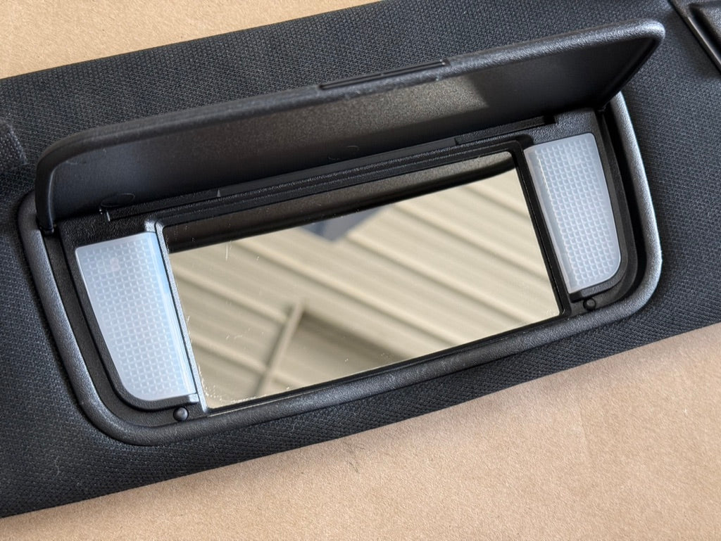 2015-2023 Ford Mustang Coupe Sun Visors Pair "Home Link"