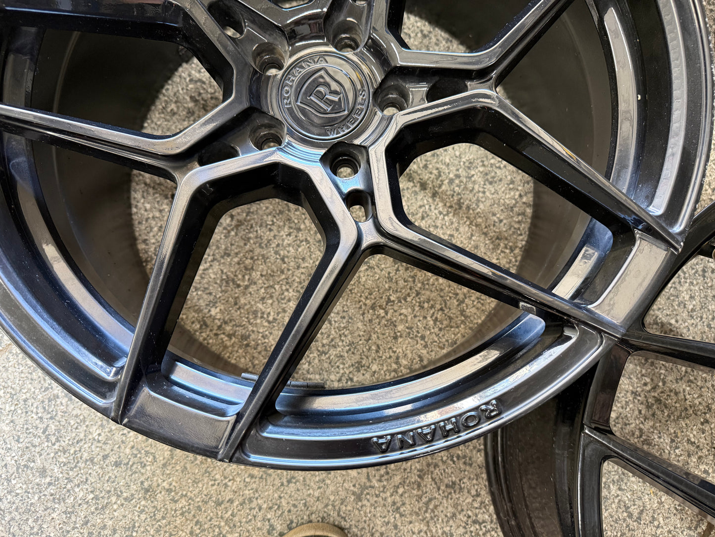 2015-2023 Ford Mustang GT Rohana RFX11 Gloss Black Wheels Set of 4 20x9" 20x11"