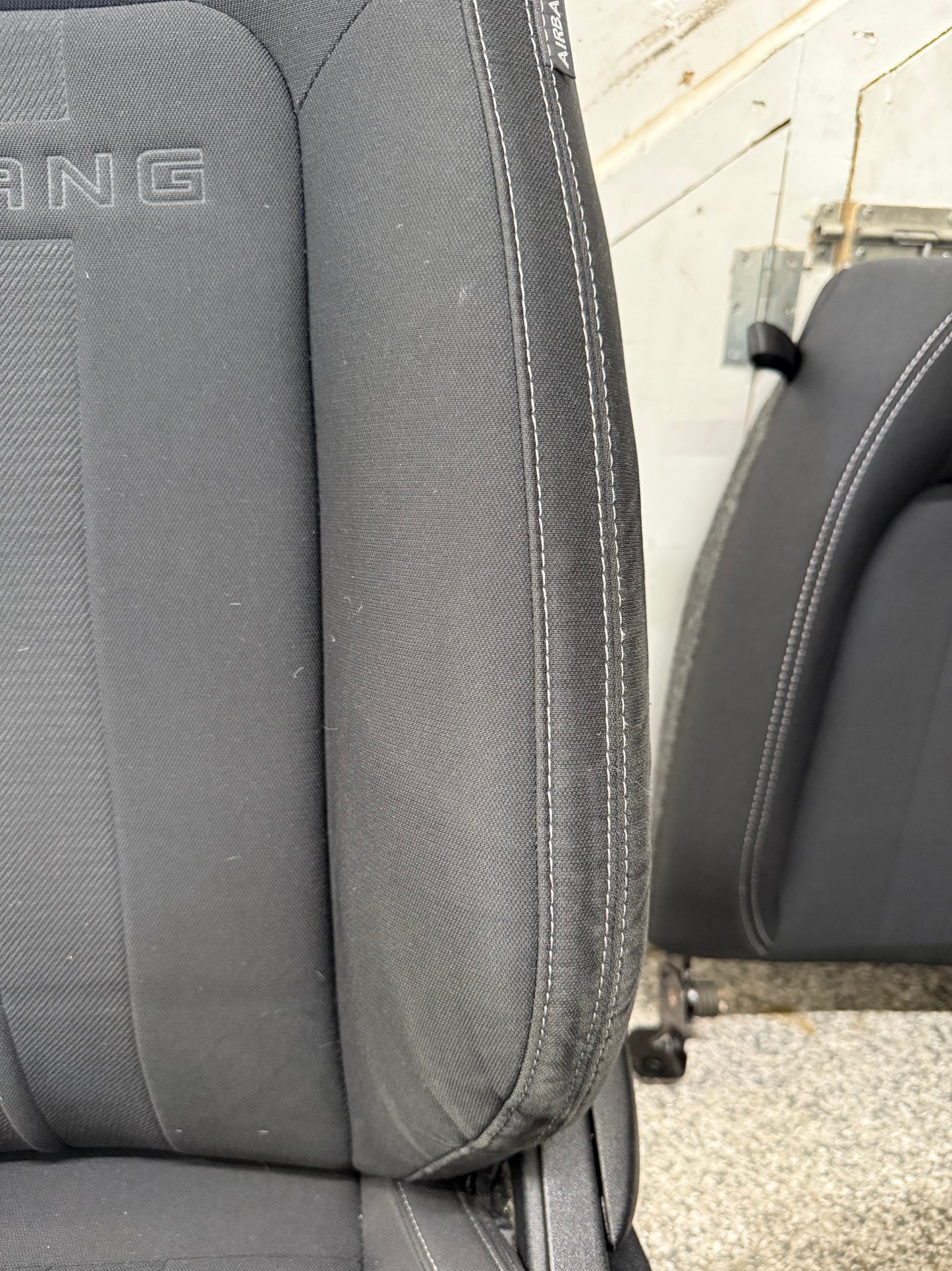 2018-2023 Ford Mustang GT Black Cloth Seats Coupe Front Rear Power Seats