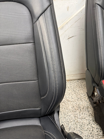 2024-2026 Ford Mustang GT Black Leather Front Rear Seats Heated/Cooled