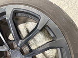 2012-2015 Chevrolet Camaro ZL1 20x11" Black Wheel Rim Tire Firestone 305/35/20