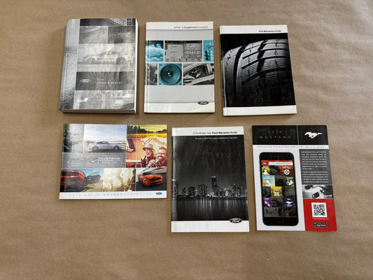 2016 Ford Mustang GT Owners Manual & Literature