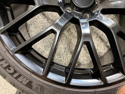 2015-2023 Ford Mustang GT 20x8.5" Wheel Rim PP1 265/35/20 Michelin AM Replica