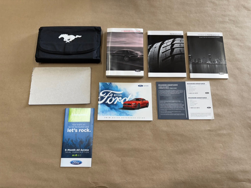 2018 Ford Mustang GT Owners Manual And Literature w/Cover