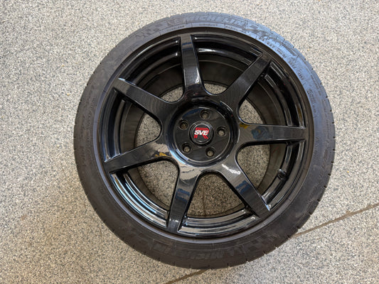 2015-2026 Mustang SVE R350 19x11" Wheel Tire 305/35/19 Michelin Pilot SS
