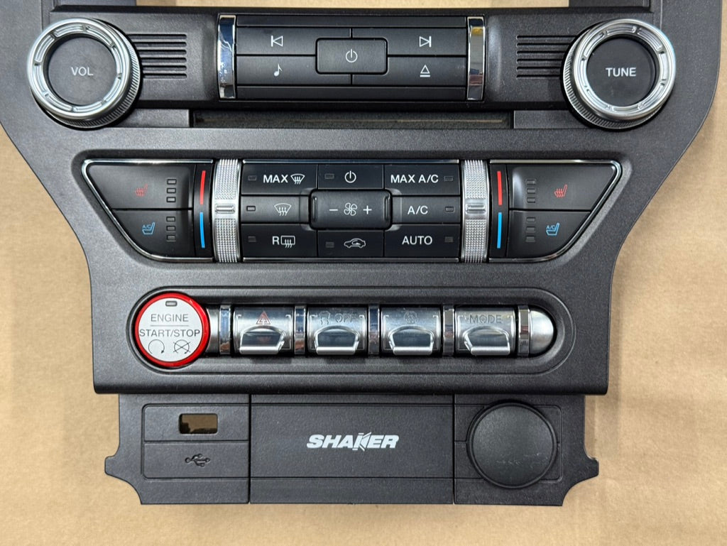 2015-2017 Ford Mustang GT Face Plate Premium Radio 8 inch Trim Piece