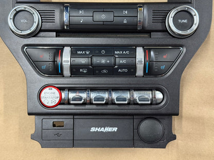 2015-2017 Ford Mustang GT Face Plate Premium Radio 8 inch Trim Piece